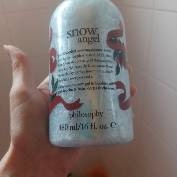 PHILOSOPHY SNOW ANGEL NWT 16FL OZ SHAMPOO SHOWER GEL BUBBLE BATH - Picture 3 of 5
